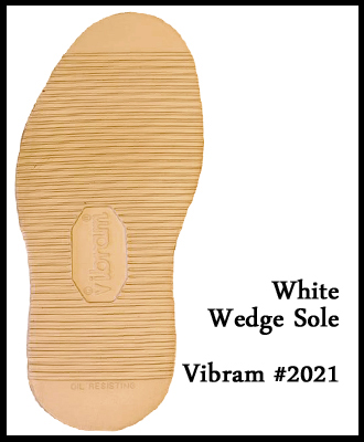 White Wedge Sole
