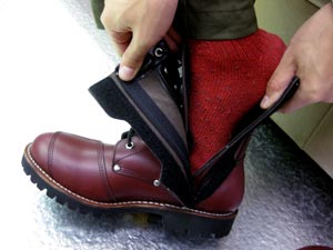 AVIREX BIKER BOOTS YAMATO CHERRY