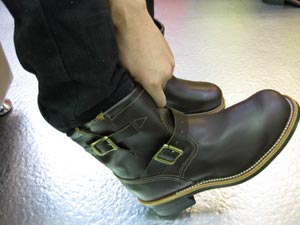 チペワ CHIPPEWA 91067 ショート エンジニアブーツ 9E